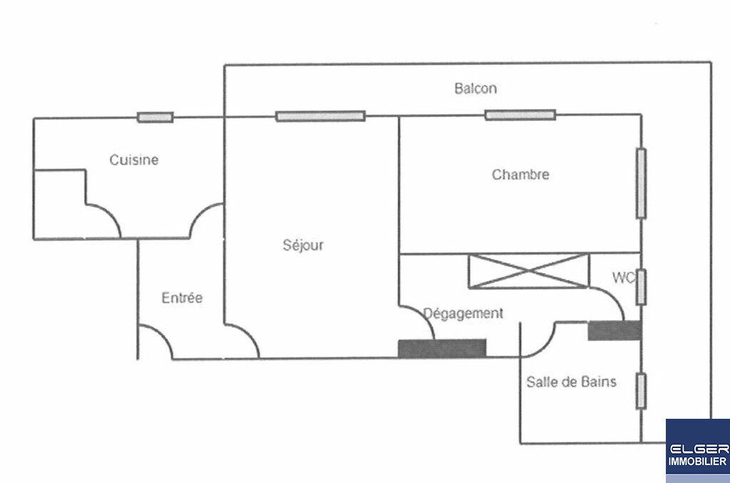 2 ROOMS APARTMENT with BALCONY rue Louis Vicat Paris 15 - Metro PORTE DE VERSAILLES